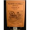 Image 1 : POWER MODELS METALS Catalogue