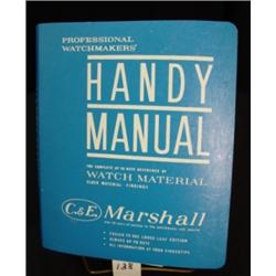 WATCHMAKERS' Manual 1966 w/Supplements