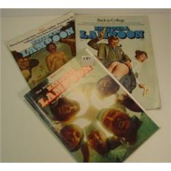 1970's NATIONAL LAMPOON Magazines (3)