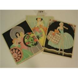 BRIDGE SCORE PADS - Circa 1940-50 (3)