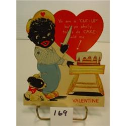 Vintage BLACK AMERICANA Valentine