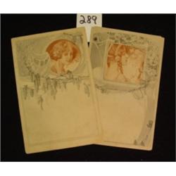 ART NOUVEAU Postcards (2) German