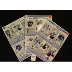 McDONALD'S 1993 COLT'S Game Day Cards