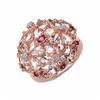 Image 1 : Sterling Silver Morganite Ring