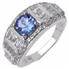 Image 1 : Sterling Silver Tanzanite Ring