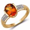 Image 1 : Sterling Silver Madeira Citrine Ring