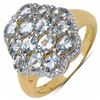 Image 1 : Sterling Silver Aquamarine Ring
