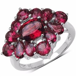 Sterling Silver Rhodolite Ring