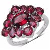 Image 1 : Sterling Silver Rhodolite Ring
