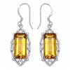 Image 1 : Sterling Silver Citrine Earrings