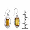 Image 3 : Sterling Silver Citrine Earrings