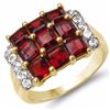 Image 1 : Sterling Silver Garnet Ring