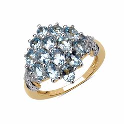 Sterling Silver Aquamarine Ring