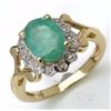 Image 1 : Sterling Silver Sakata Emerald Ring