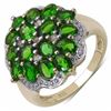 Image 1 : Sterling Silver Chrome-Diopside Ring