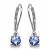 Image 1 : Sterling Silver Tanzanite Earrings