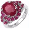 Image 1 : Sterling Silver Ruby Ring