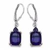 Image 1 : Sterling Silver African Amethyst Earrings