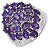 Image 1 : Sterling Silver African Amethyst Ring