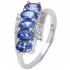 Image 2 : Sterling Silver Tanzanite Ring
