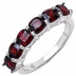 Sterling Silver Garnet Ring