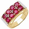 Image 1 : Sterling Silver Ruby Ring