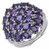 Image 1 : Sterling Silver African Amethyst Ring