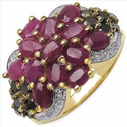 Sterling Silver Thai Ruby Ring