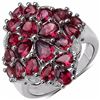 Image 1 : Sterling Silver Rhodolite Ring