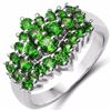 Image 1 : Sterling Silver Chrome-Diopside Ring