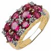 Image 1 : Sterling Silver Rhodolite Ring