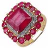 Image 1 : Sterling Silver Ruby Ring