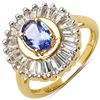 Image 1 : Sterling Silver Tanzanite Ring
