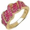 Image 1 : Sterling Silver Thai Ruby Ring