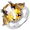 Image 1 : Sterling Silver Citrine Ring