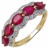 Image 1 : Sterling Silver Ruby Ring