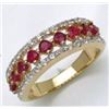 Image 1 : Sterling Silver Ruby Ring