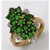 Image 1 : Sterling Silver Chrome-Diopside Ring