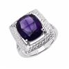 Image 1 : Sterling Silver African Amethyst Ring