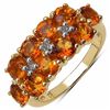 Image 1 : Sterling Silver Madeira Citrine Ring