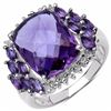 Image 1 : Sterling Silver African Amethyst Ring