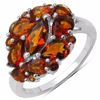 Image 1 : Sterling Silver Madeira Citrine Ring