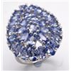 Image 1 : Sterling Silver Tanzanite Ring