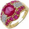 Image 1 : Sterling Silver Ruby Ring