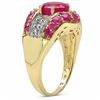 Image 2 : Sterling Silver Ruby Ring
