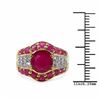 Image 3 : Sterling Silver Ruby Ring