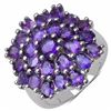 Image 1 : Sterling Silver African Amethyst Ring