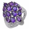 Image 1 : Sterling Silver African Amethyst Ring