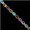 Image 2 : Natural Multi Gemstone Bracelet