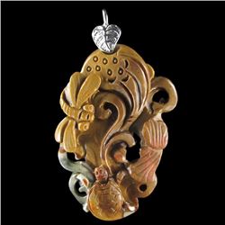 Hand Craved Turtle Pendant